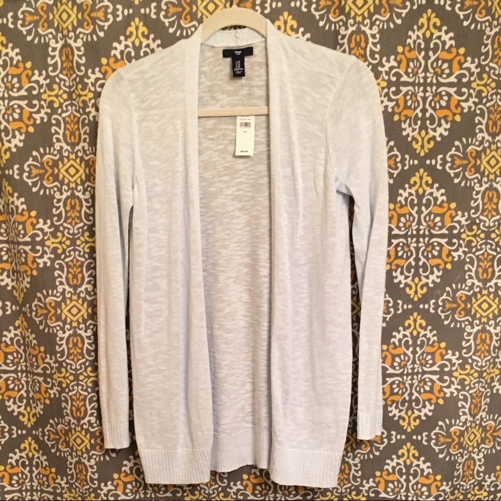 GAP light blue cardigan